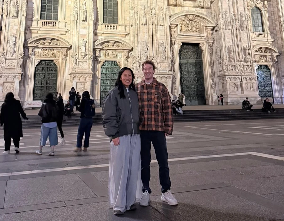 Марк Цукерберг з дружиною показався на прогулянці в Мілані