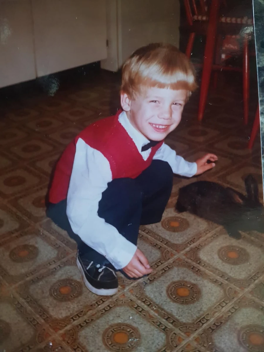 Петер Мадяр у дитинстві