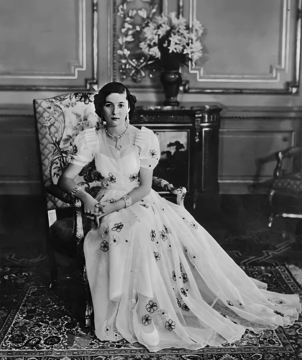 Принцеса Фавзія у день заручин