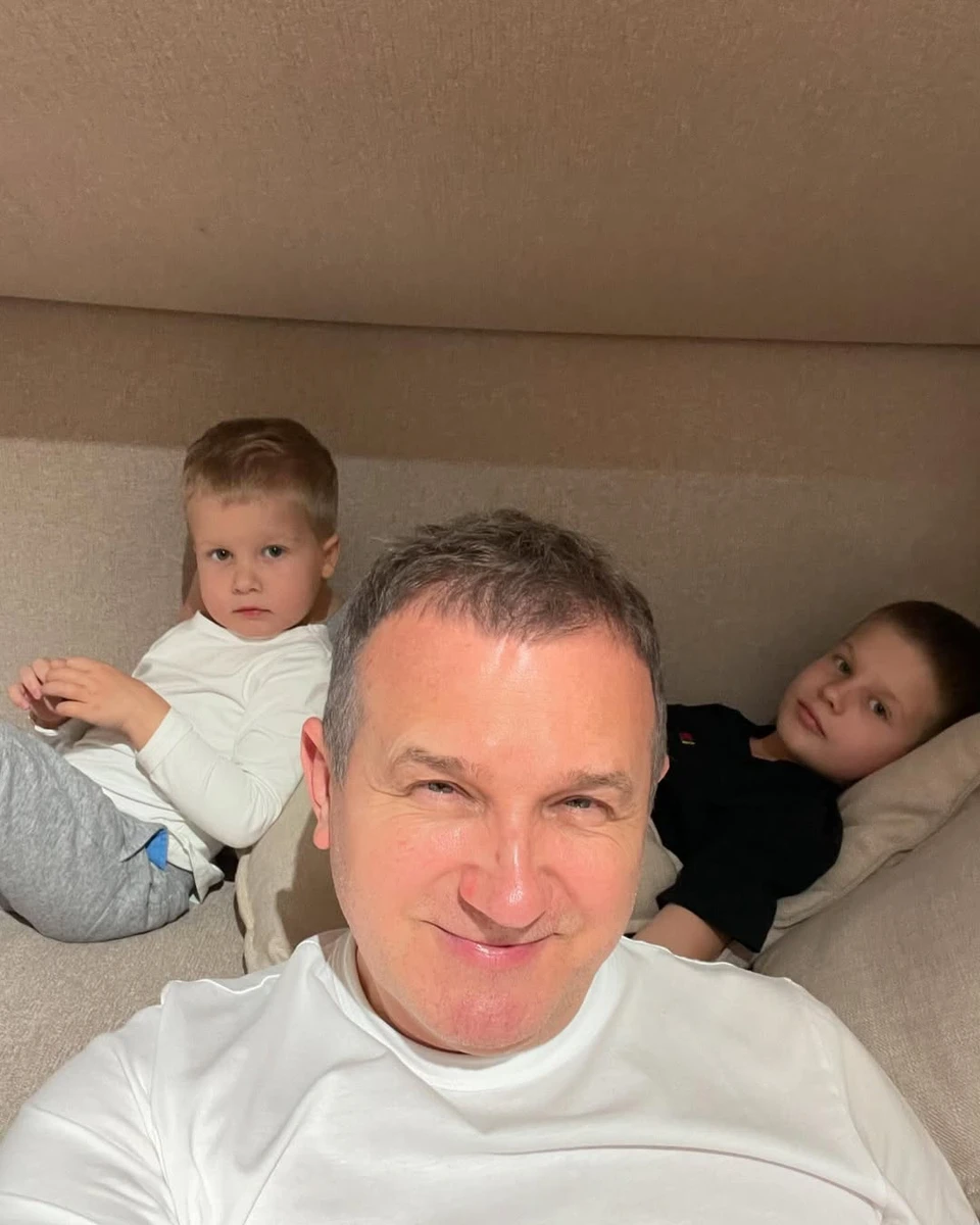 Юрій Горбунов з синами показали вихідний