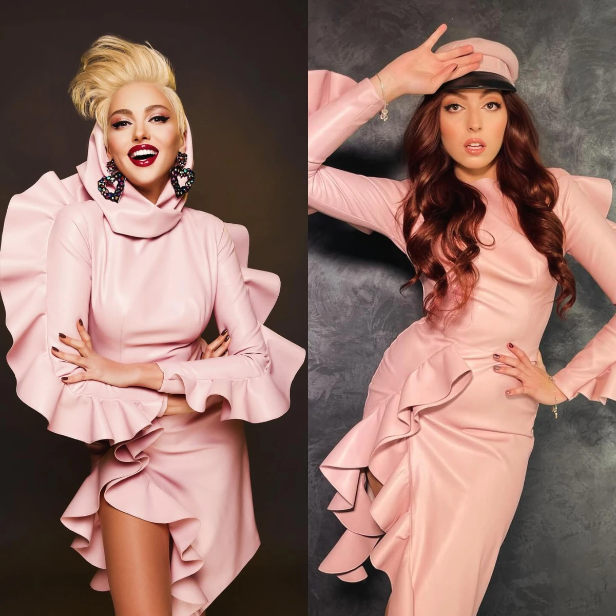 Судячи з відмінностей на фото, сукню таки трохи вдосконалили