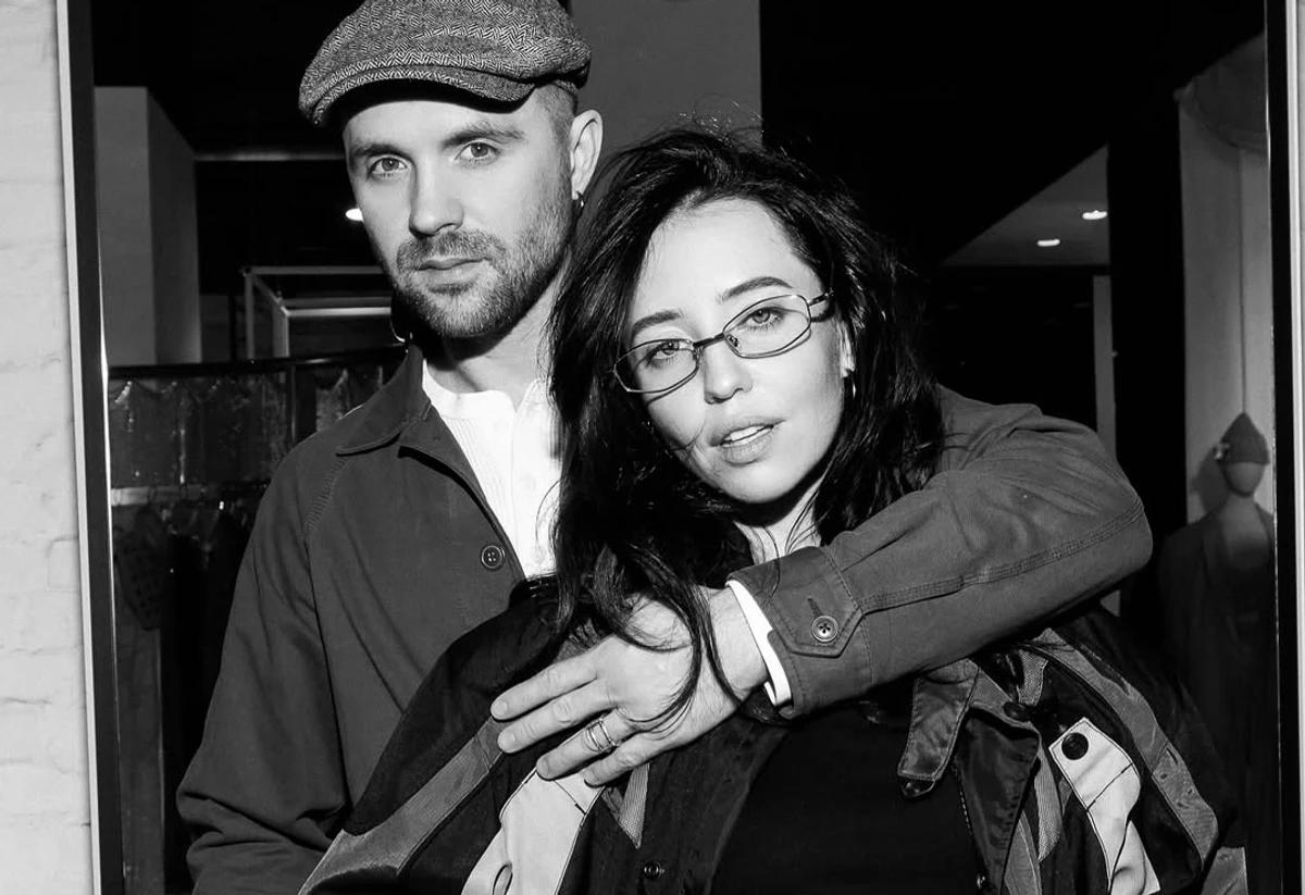 Надя Дорофєєва зі своїм чоловіком