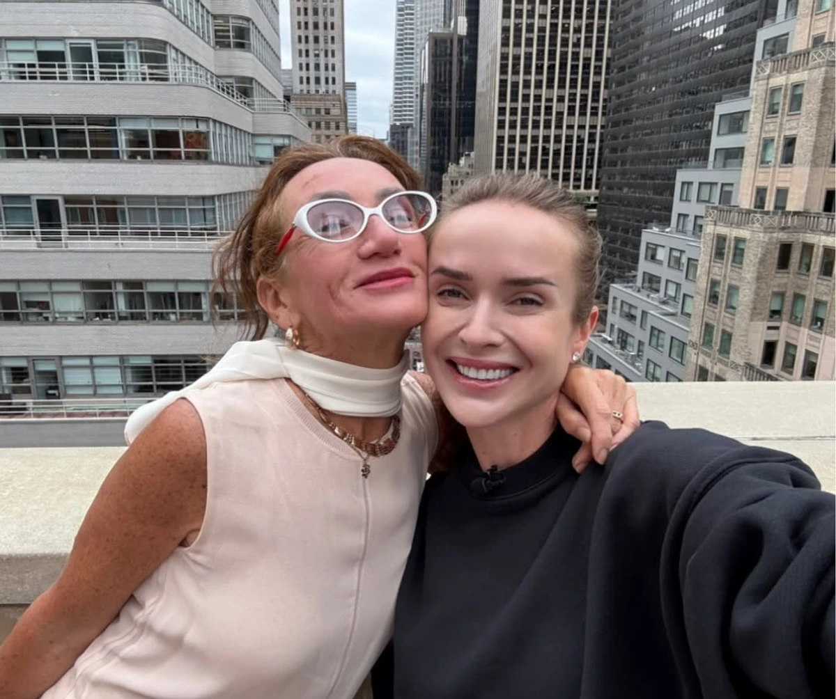 Еліна Світоліна з мамою у Нью-Йорку