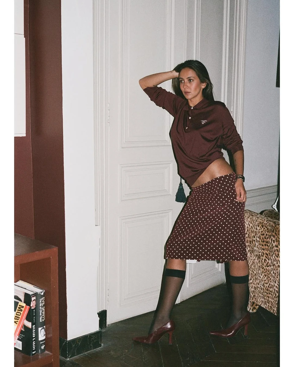 Спідниця в горошок