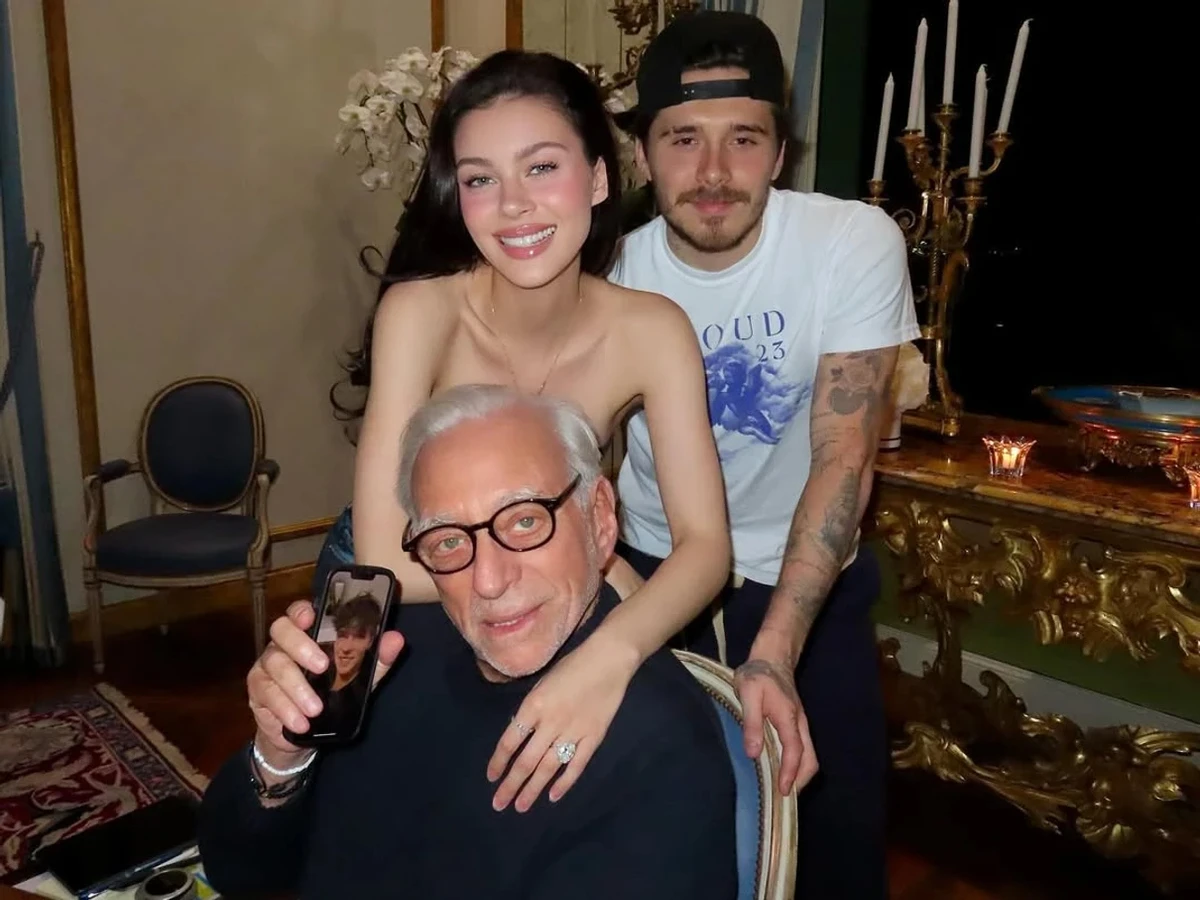 Бруклін Бекхем та Нікола Пельтц на фото