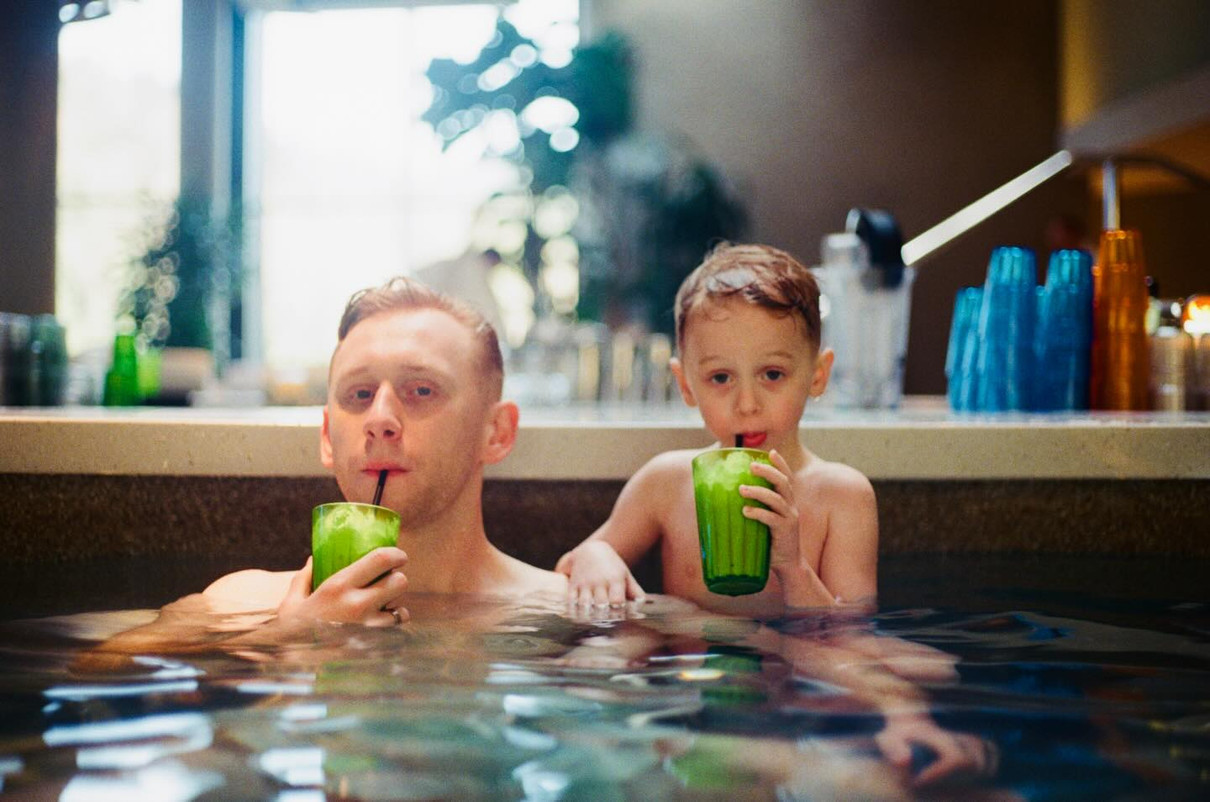 Олександр Рудинський з сином