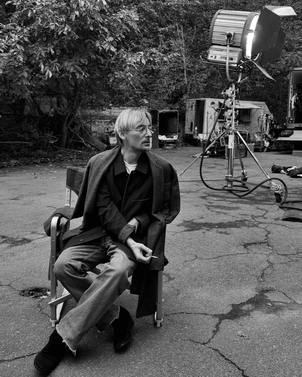 Алан Бадоєв на зніманнях