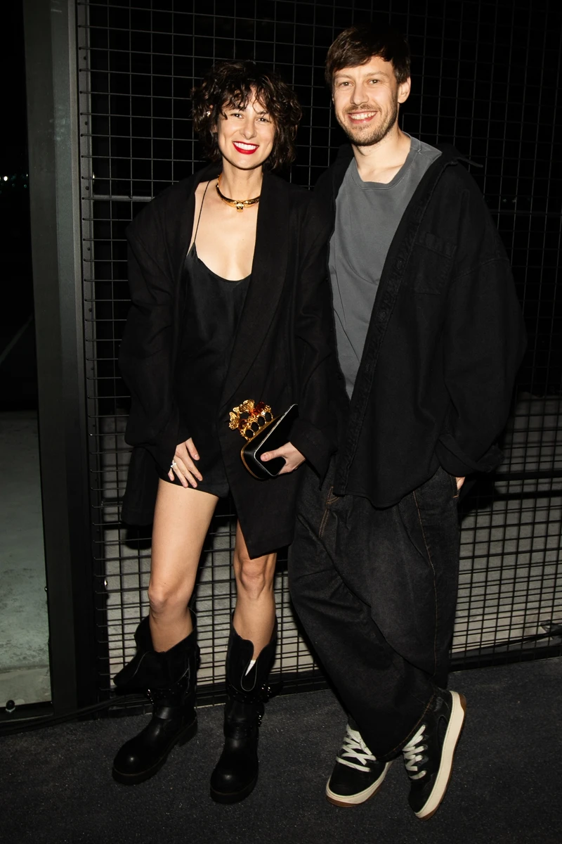 Дарія Біла і Михайло Рогальський на відкритті спортклубу Світоліної