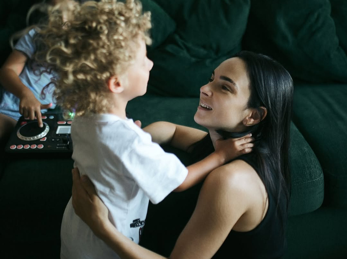 Інна Мірошниченко зі своїм сином Марселем