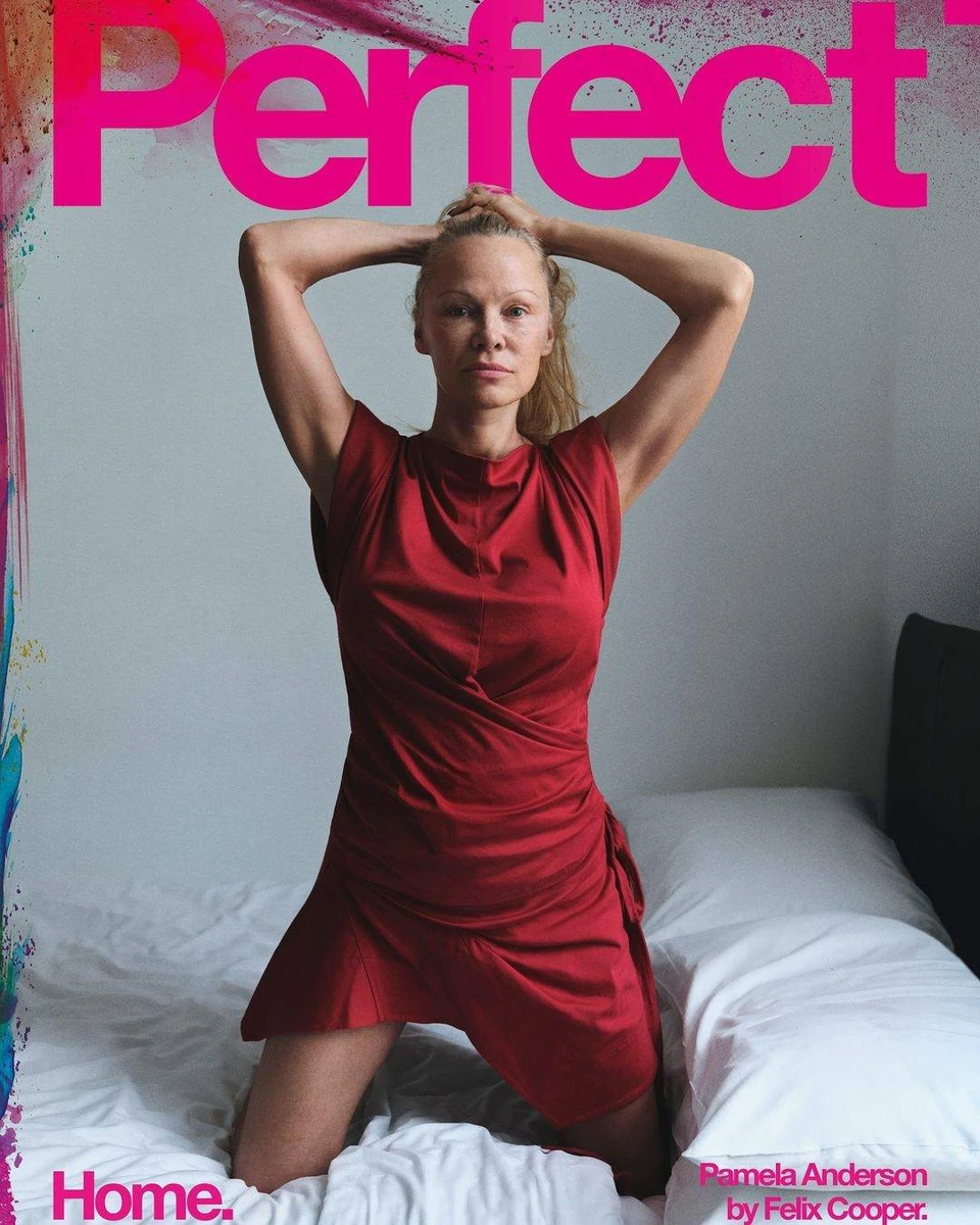 А це Пем на свіжій обкладинці іншого глянцю