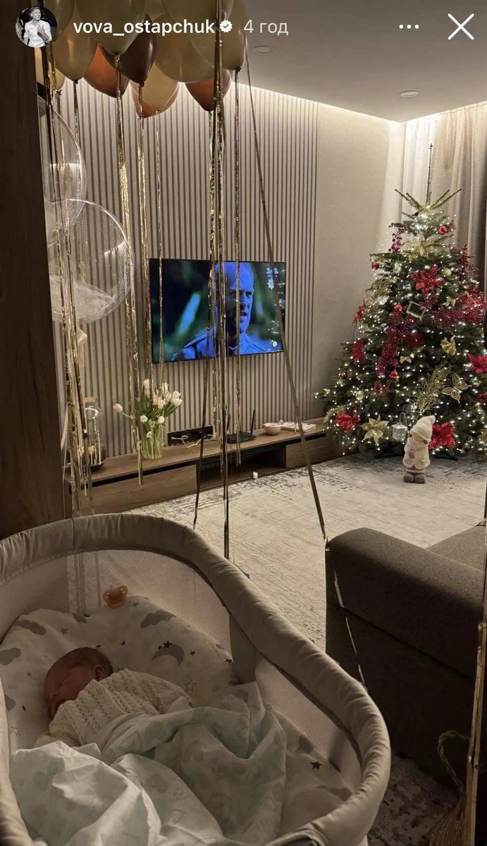 Новонароджений син Остапчука Тимофій