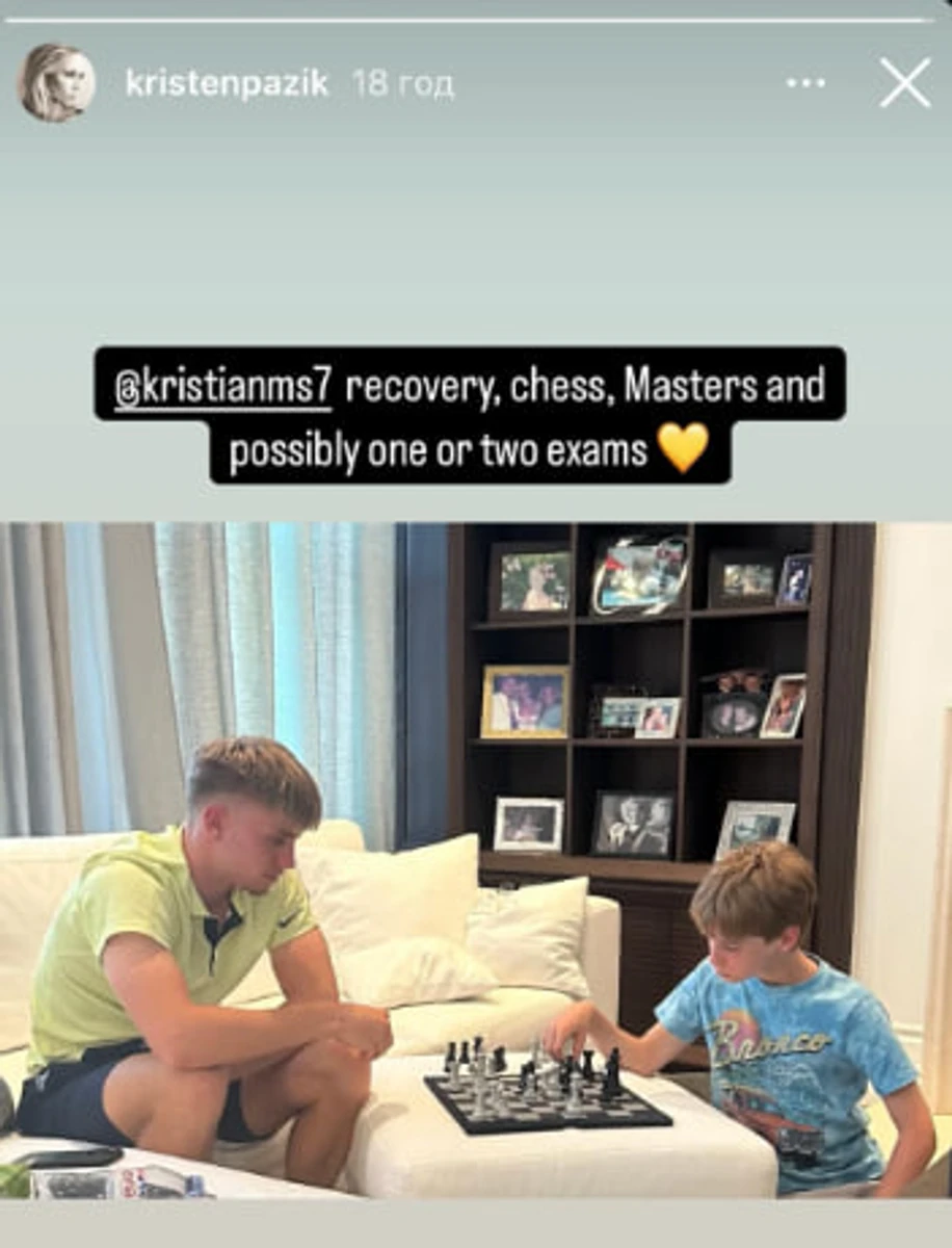 Сини Андрія Шевченка та Крістен Пазік