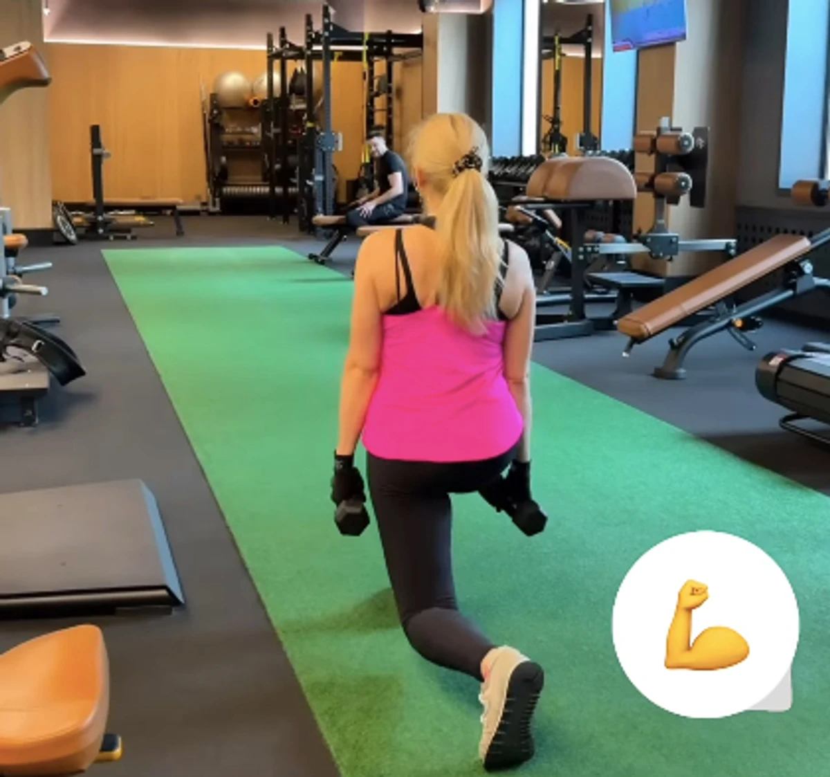 Лілія Ребрик виконала вправи з додатковою вагою