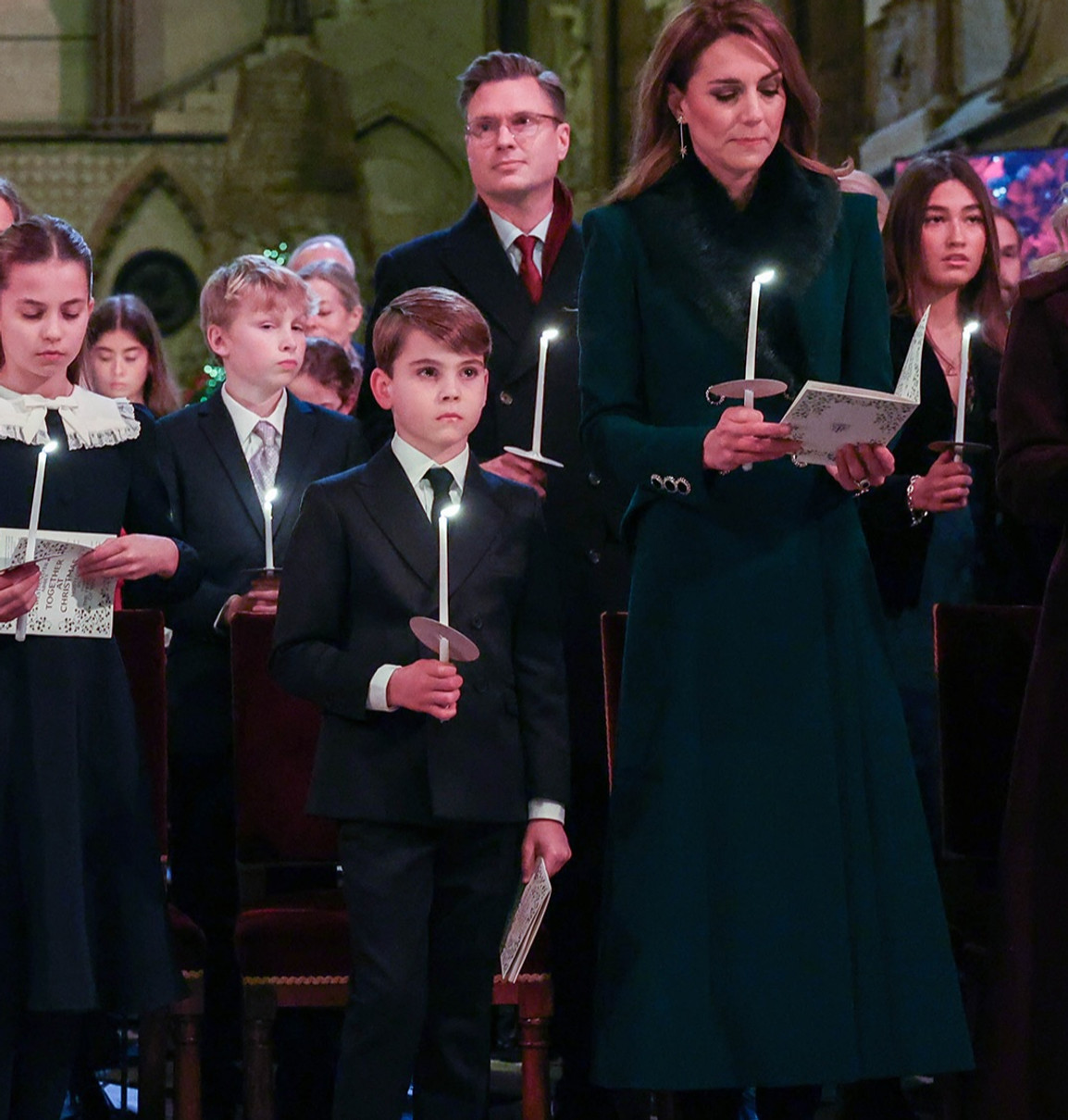 Принцеса Кейт Міддлтон з сином на службі колядок