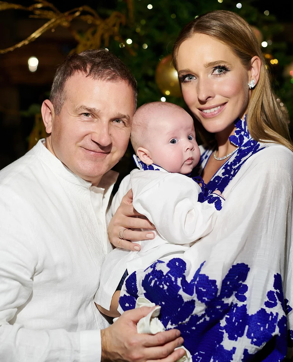 Горбунов і Осадча з сином Данилом