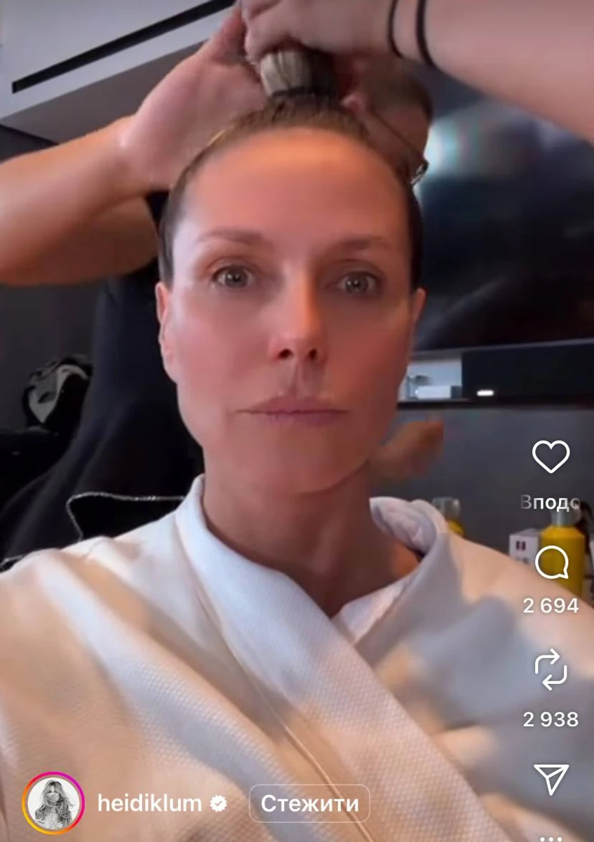 Гайді Клум показала свій образ на Геловін