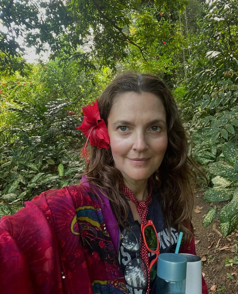 Дрю Беррімор позує у лісі