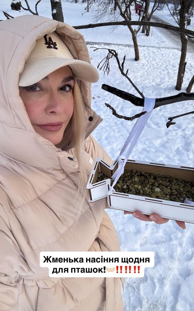 Сумська показала свою годівничку для пташок