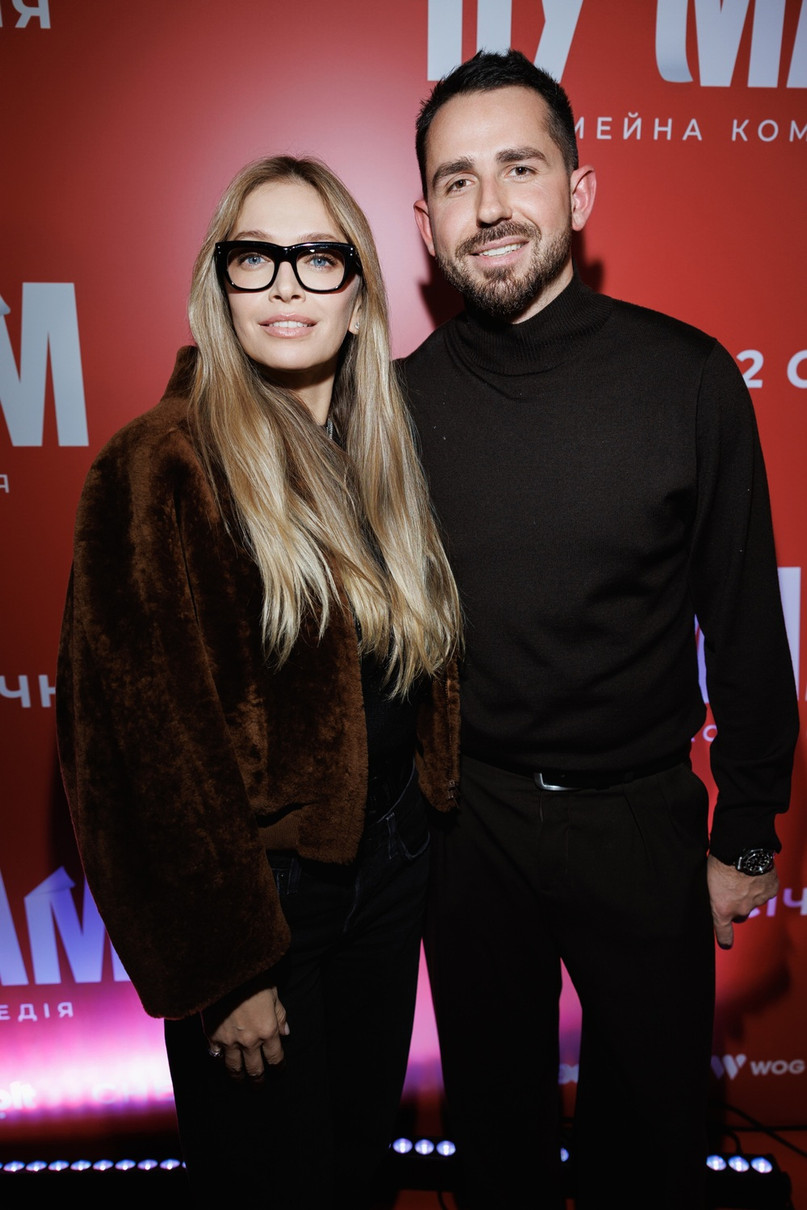 Євген Таллер та Віра Брежнєва в шубі покрасувалися на кінопрем'єрі