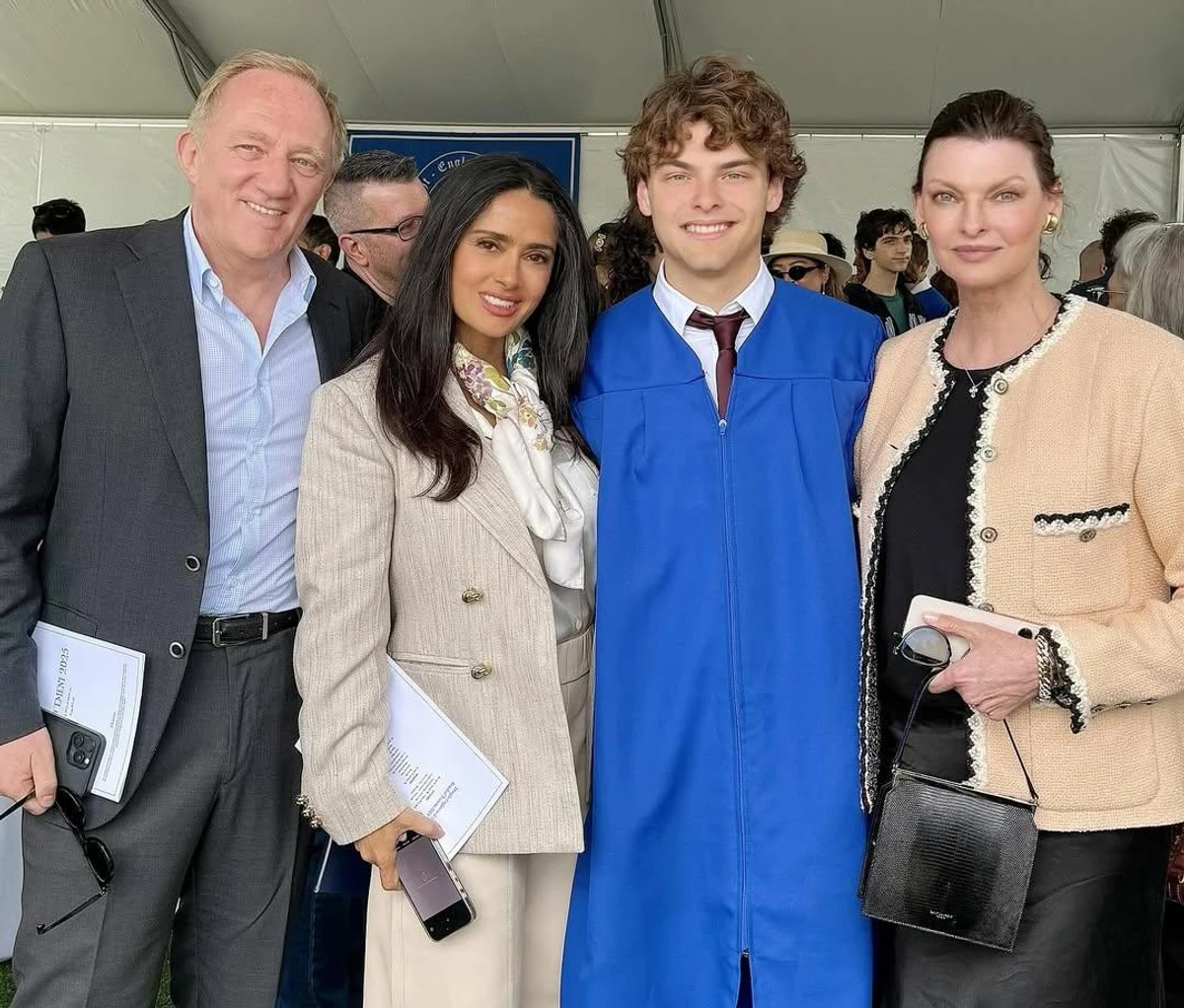 Сальма Хаєк та Лінда Євангеліста