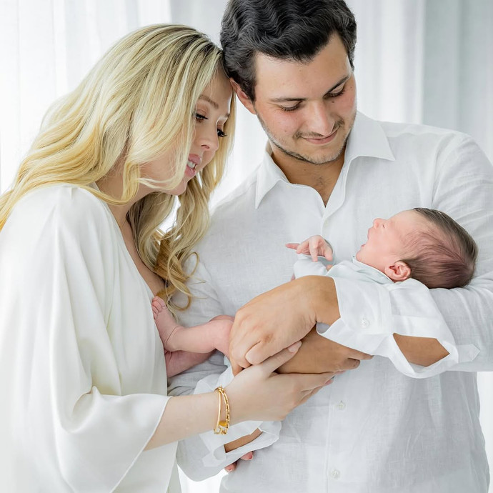 Молодша донька Трампа з чоловіком помилувалася 1,5-місячним сином