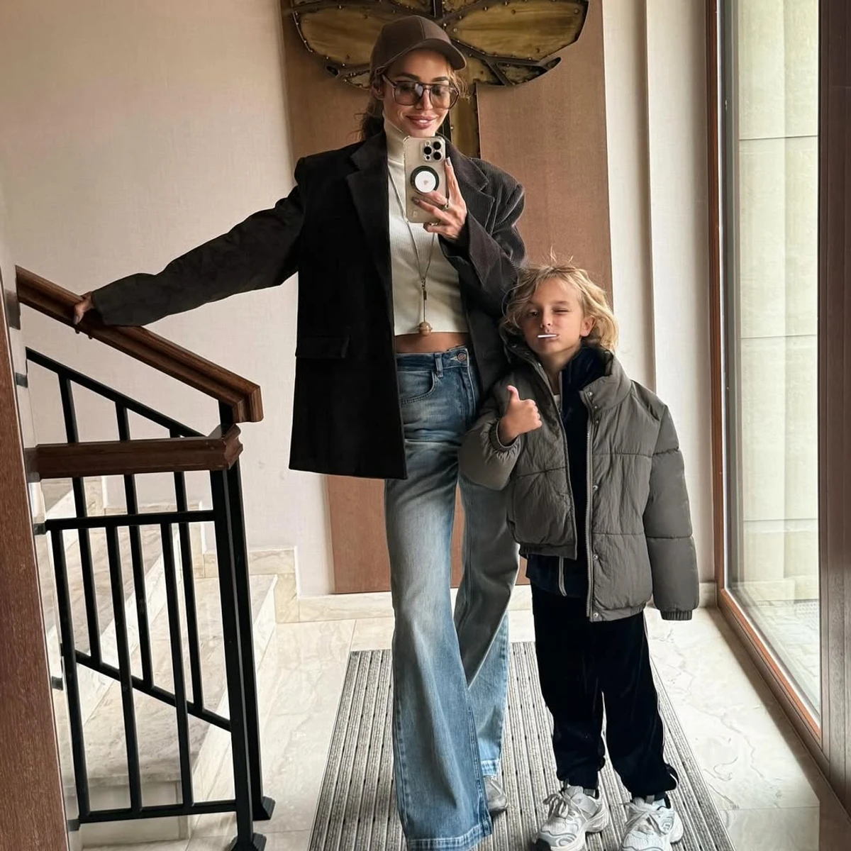 Маша Фокіна помилувалася маленьким сином