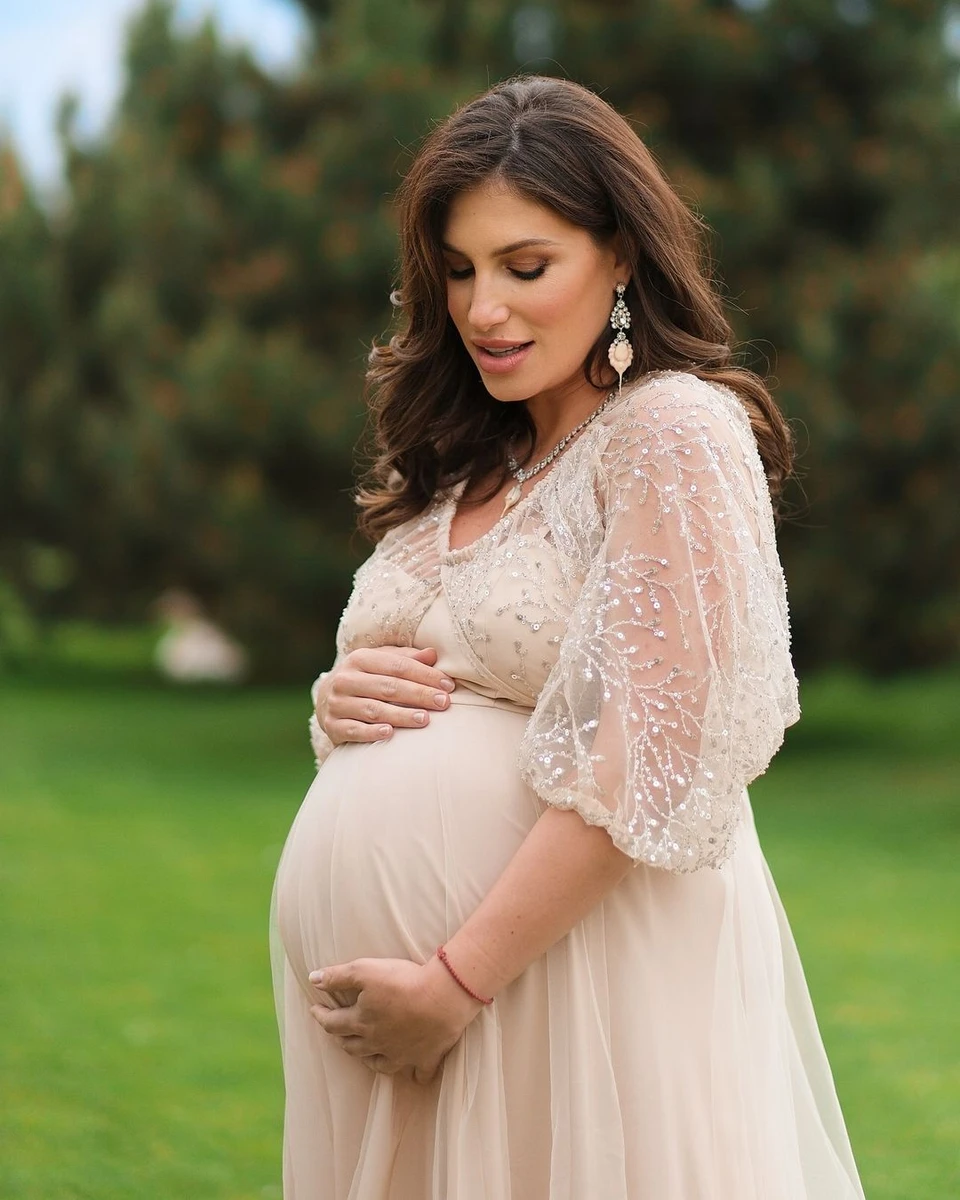 Алла випромінює щастя і позитив навіть на останніх тижнях вагітності 