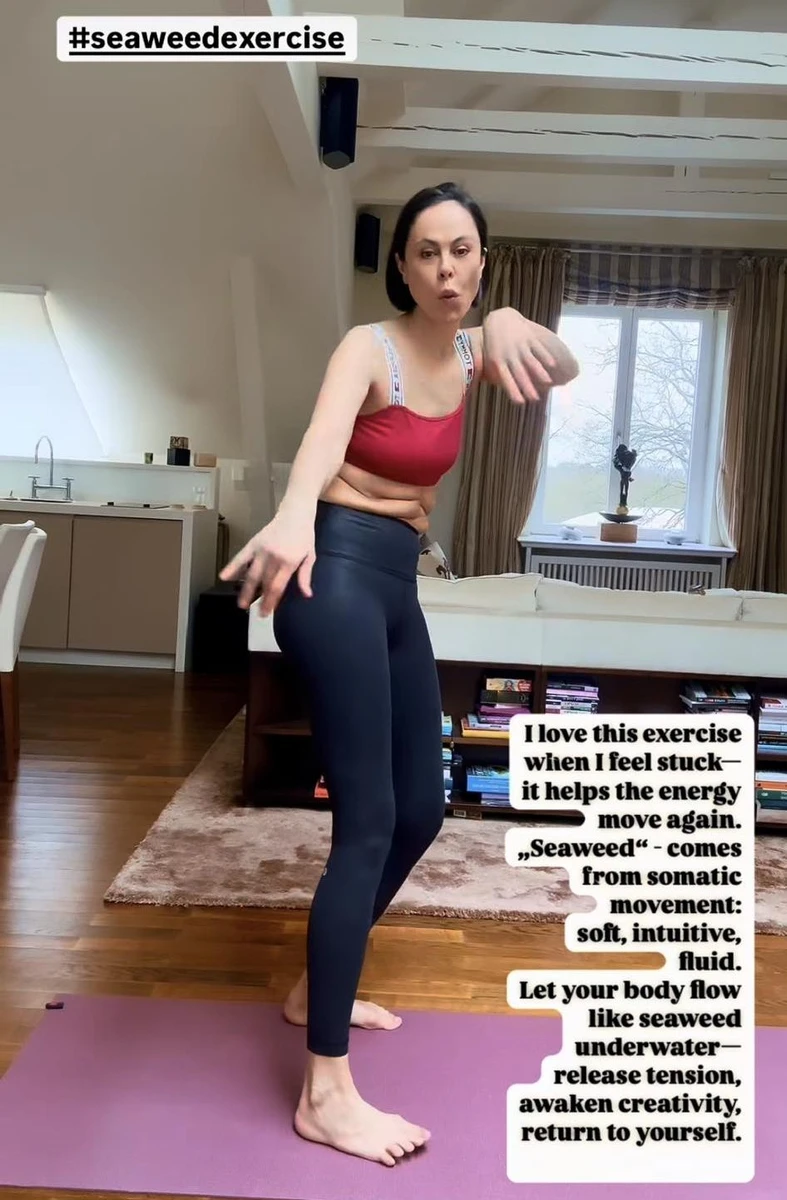 Ексдружина Кличка показала нову вправу