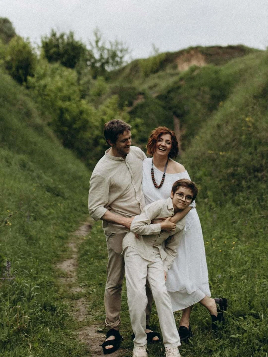 Чоловік і син Олі Цибульської