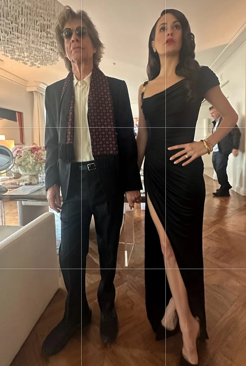 Мік Джаггер зі своєю молодою нареченою Мелані