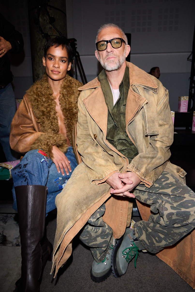 Венсан Кассель з коханою позують для фото