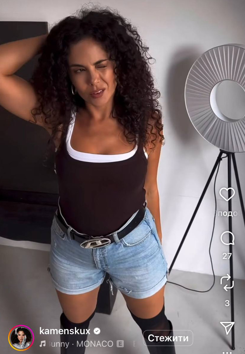 Настя Каменських показалася на відео