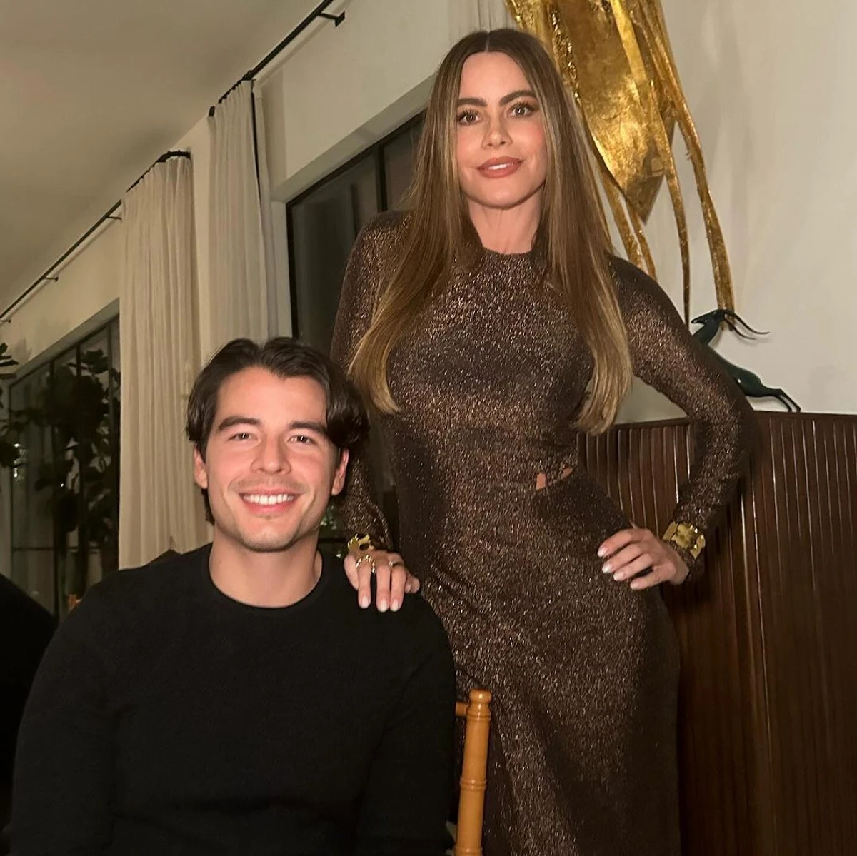 Акторка з сином Маноло