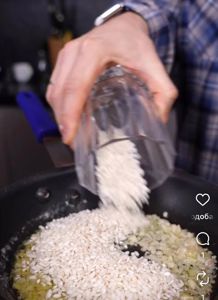 Міша Кацурін показав, як готувати різотто