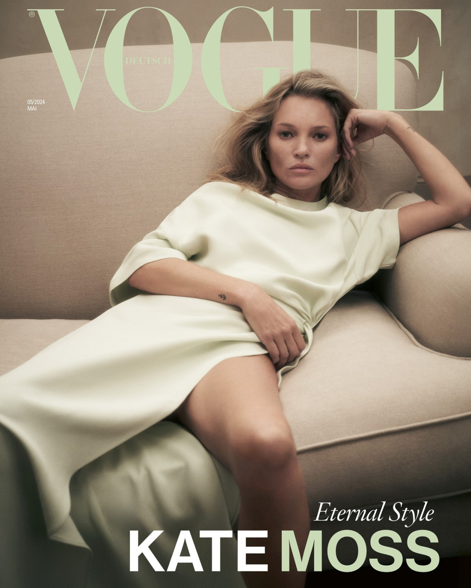 Для німецького Vogue Кейт ефектно оголила стегно