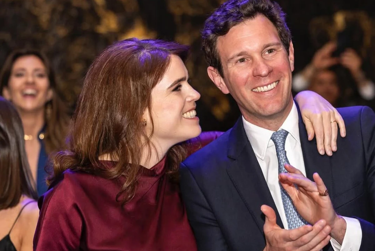 Принцеса Євгенія з чоловіком на фото