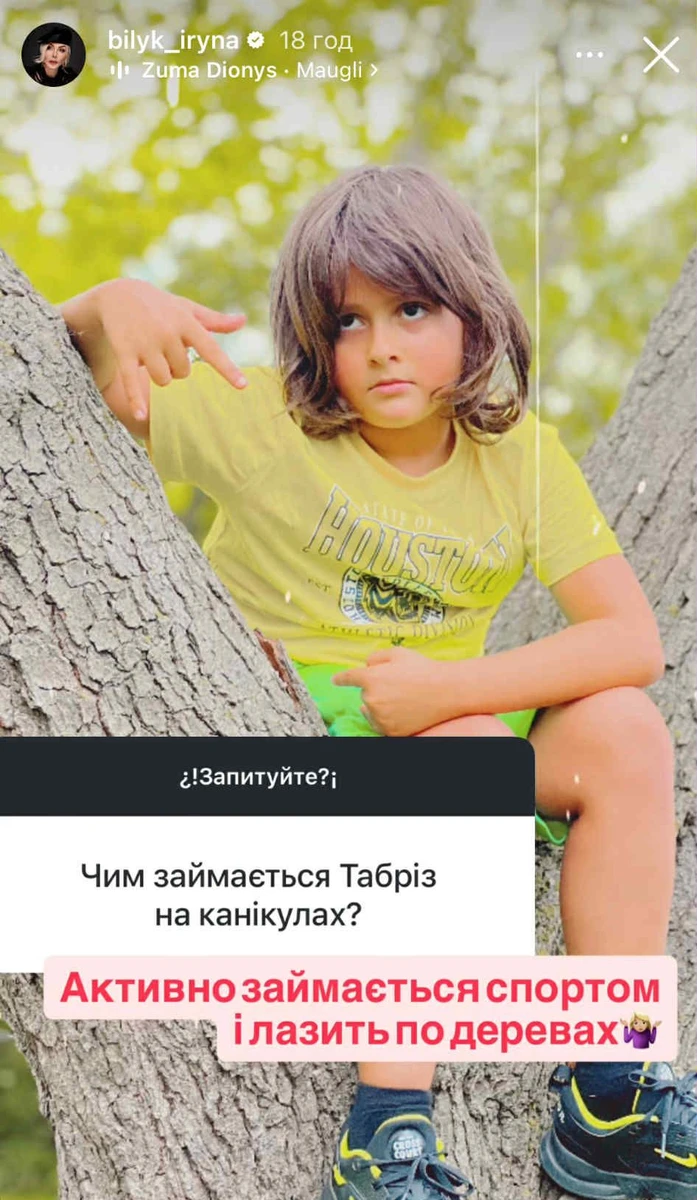 Молодший син Ірини Білик