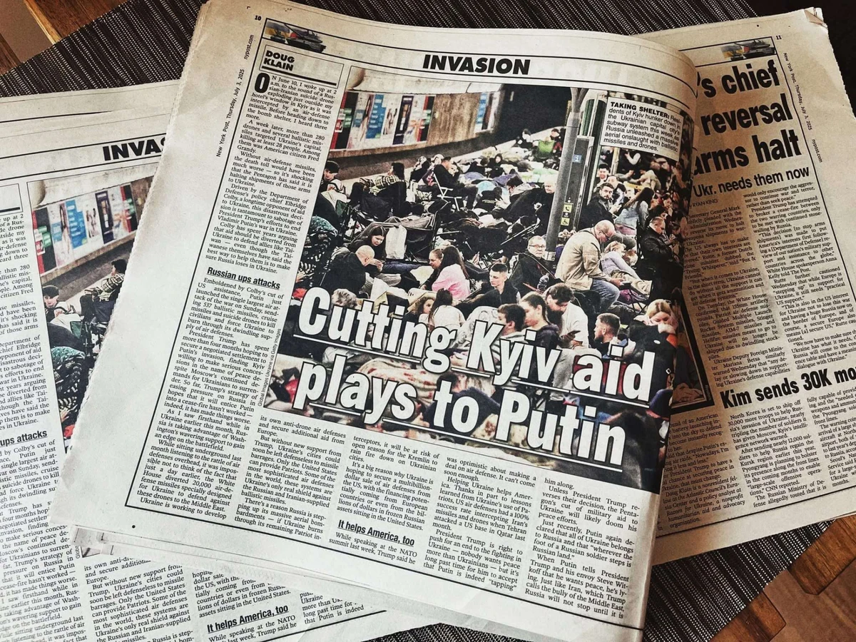 Мирослава Гонгадзе похвалилася колонкою під назвою Скорочення озброєнь для Києва грає на руку Путіну, яку для The New York Post написав її майбутній зять  