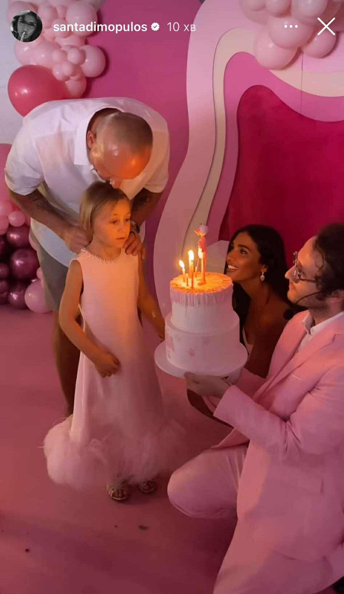 Дімопулос з колишнім чоловіком Ігорем