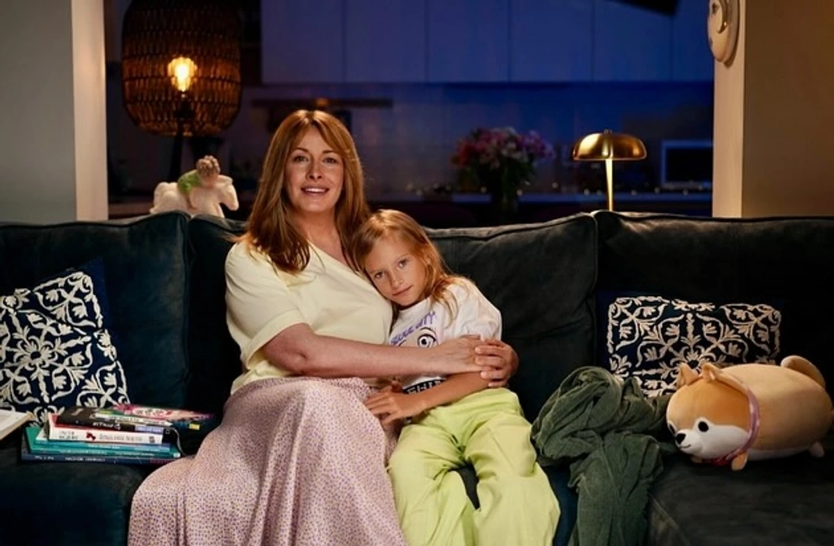 Олена Кравець і її донька Катя