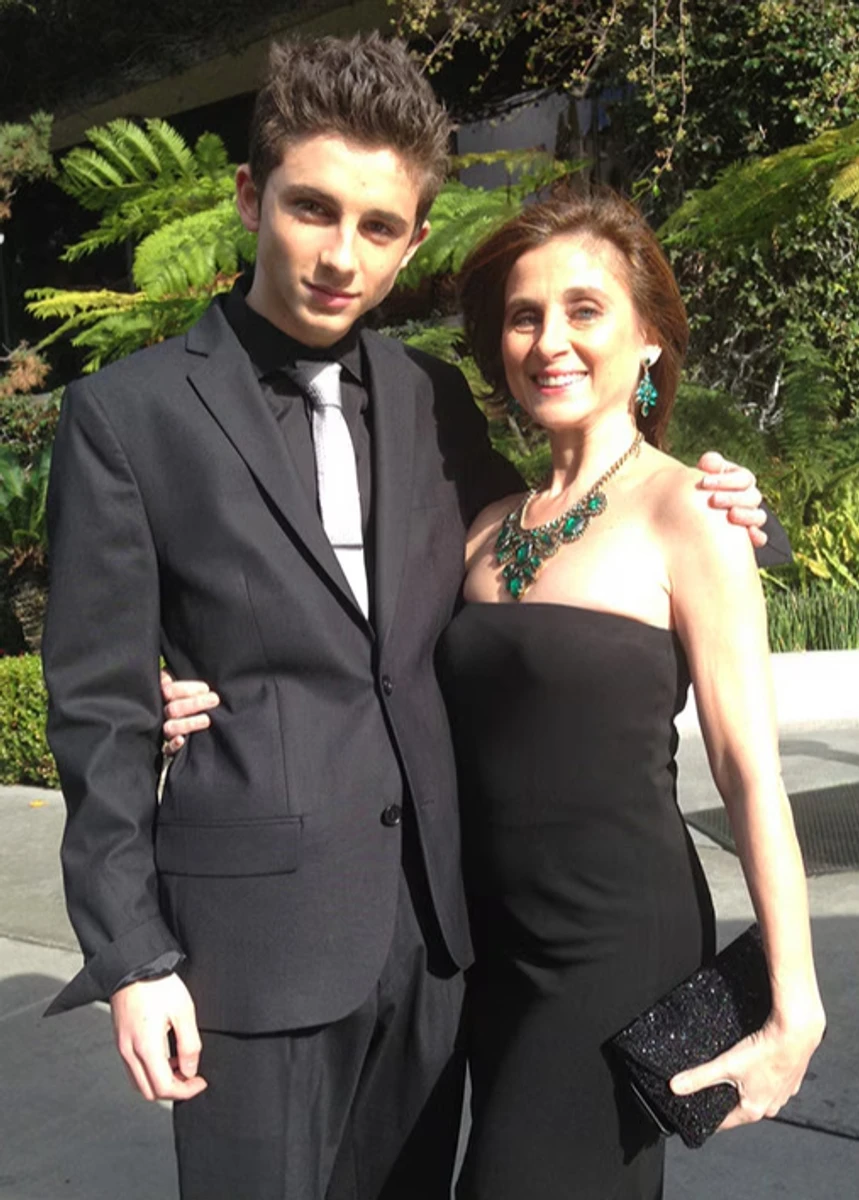 Тімоті Шаламе із матірʼю