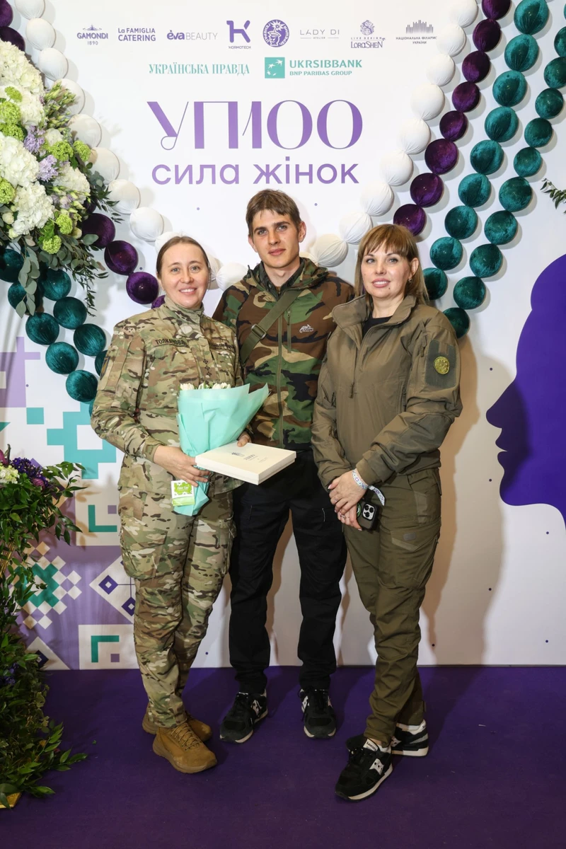 Лауреатки премії - керівниця патронатної служби Янголи Олена Толкачова та засновниця центру допомоги військовим Фрост Лілія Лях 