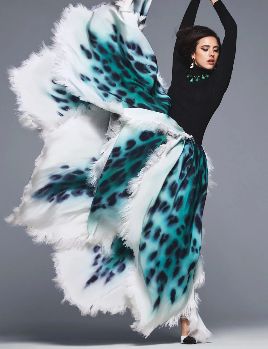 Маргарет Квеллі в ефектних луках знялася для модного журналу