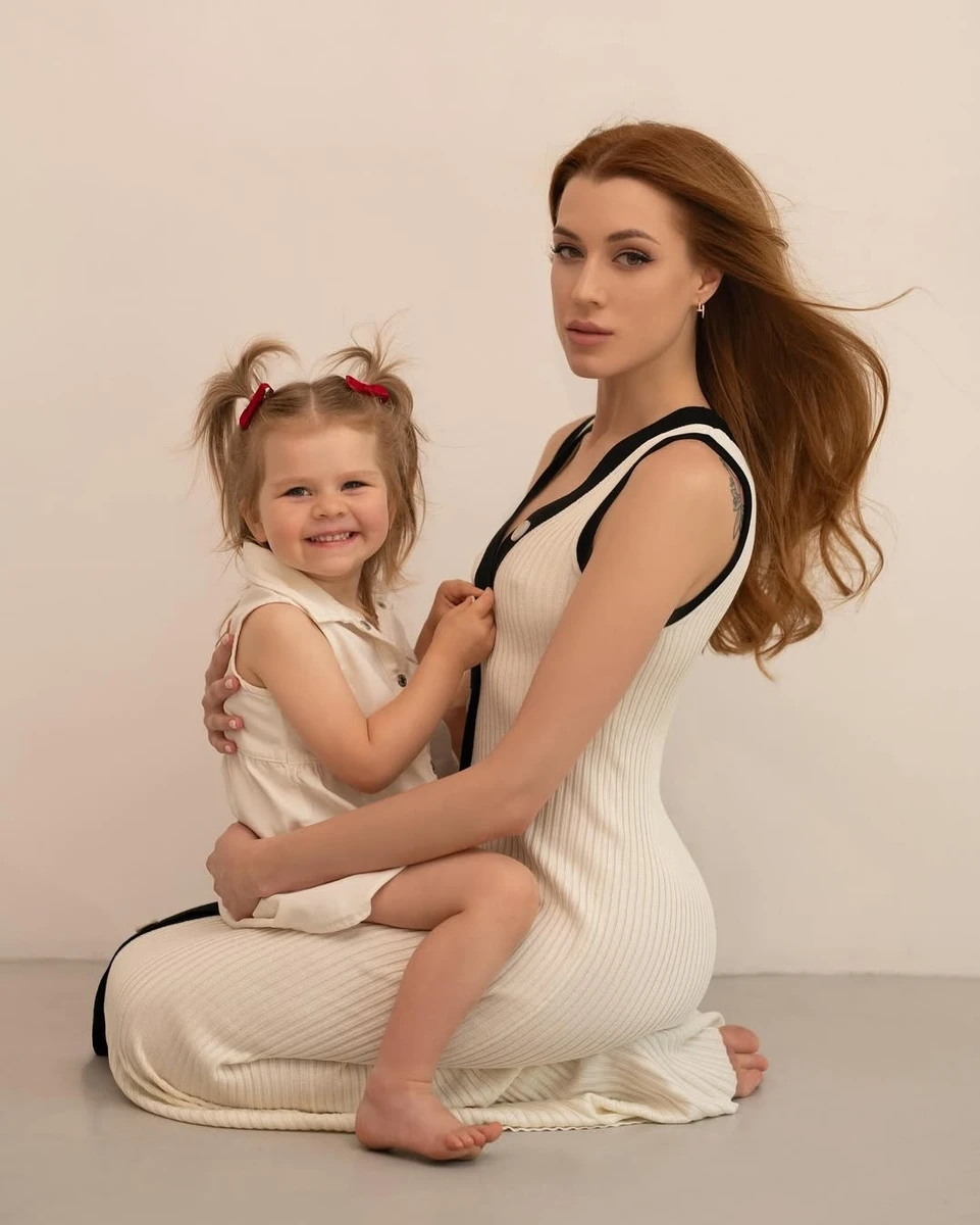 Анастасія Суббота і її дочка