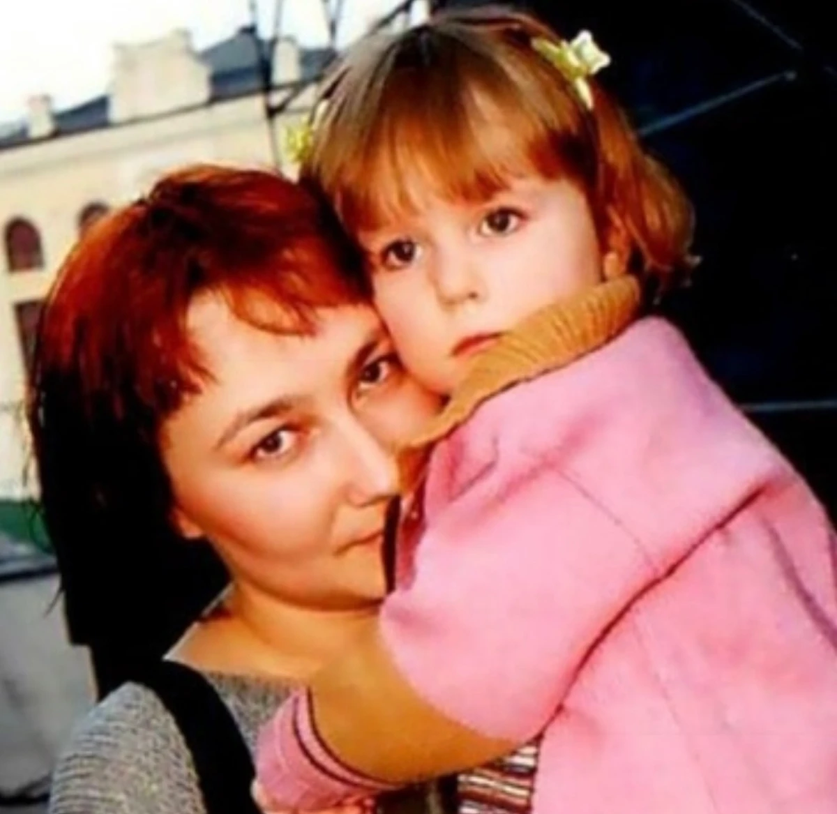 Мозгова в молодості з дочкою Євгенією