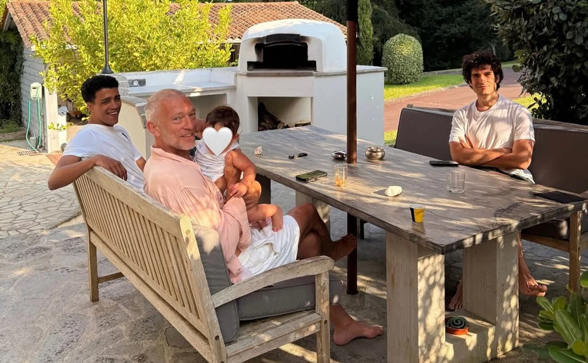 Венсан Кассель зазнімкувався з маленьким сином на руках