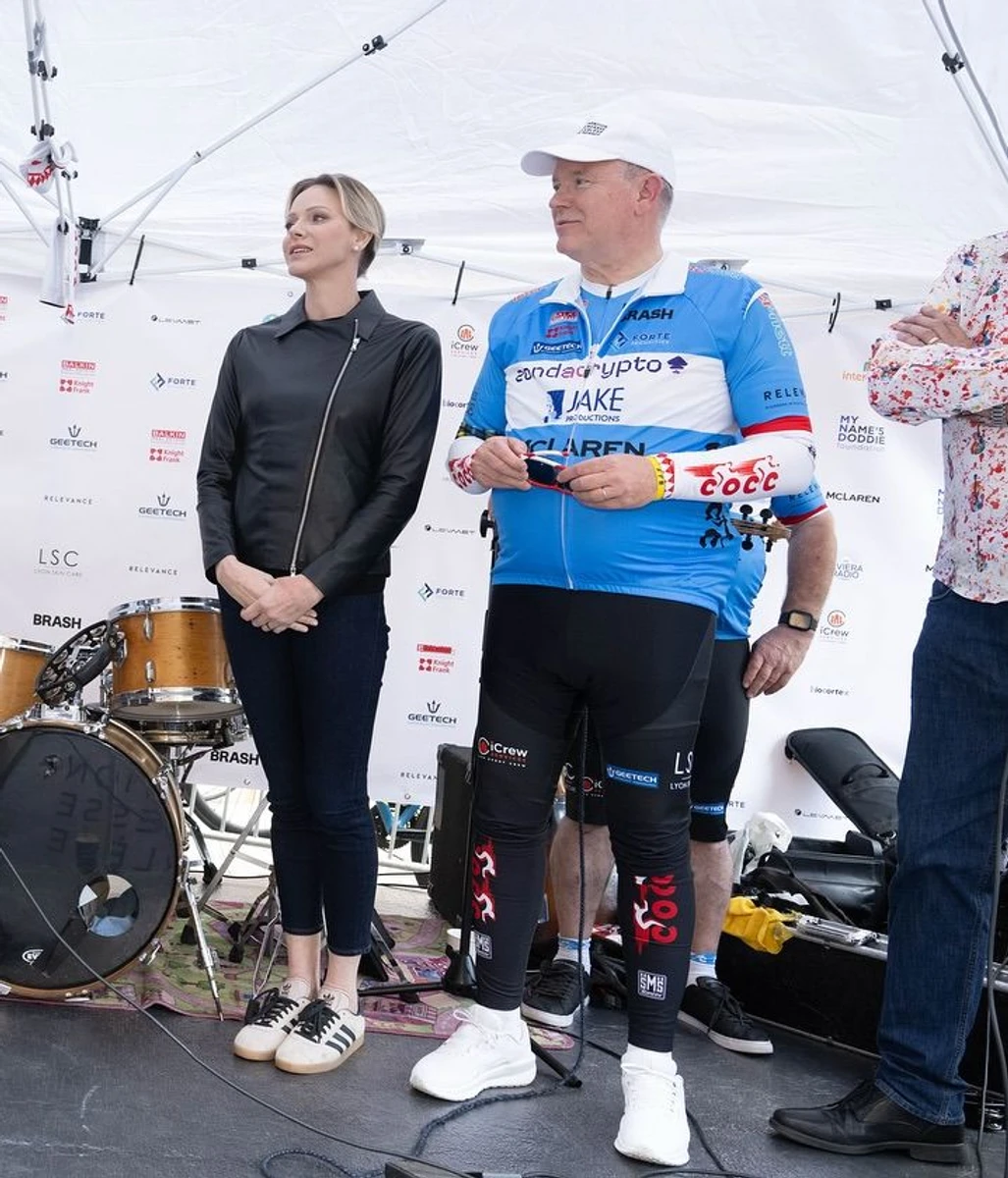 Княгині Шарлін і князь Монако Альбер