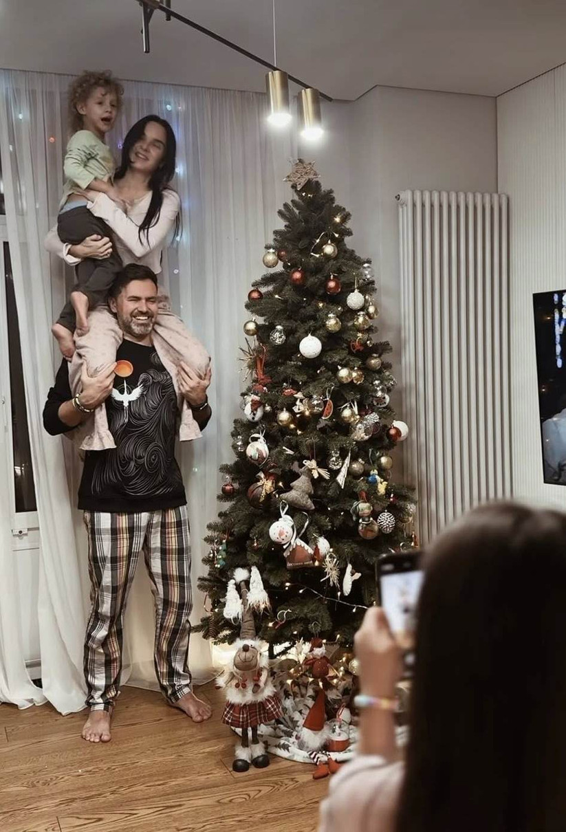 Тімур Мірошниченко і його дружина