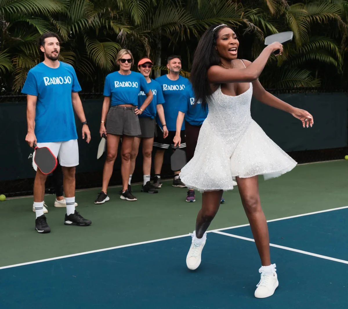 Вінус Вільямс у міні пограла в теніс на своєму весіллі