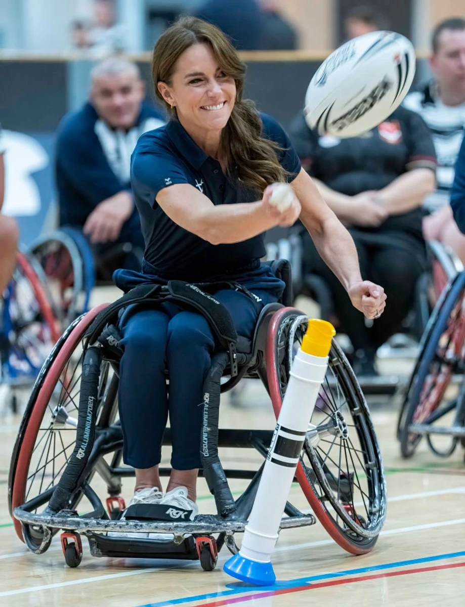 Схоже, спортивні івенти для Кетрін - найулюбленіша частина роботи принцесою 